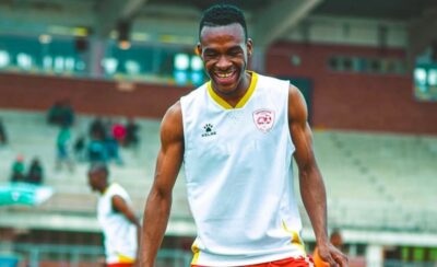 Simon Ramabu in Sekhukhune United colours