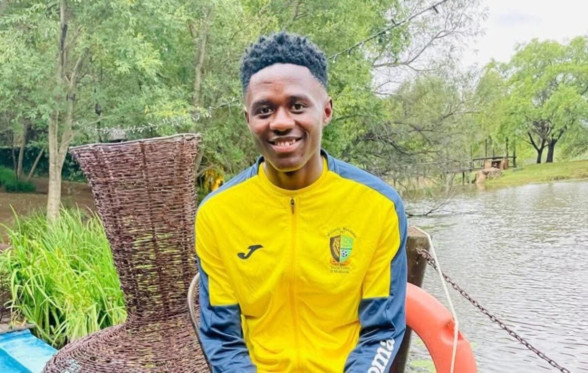 Sonwabo Khumalo being unveiled by Midlands Wanderers in January 2026.
