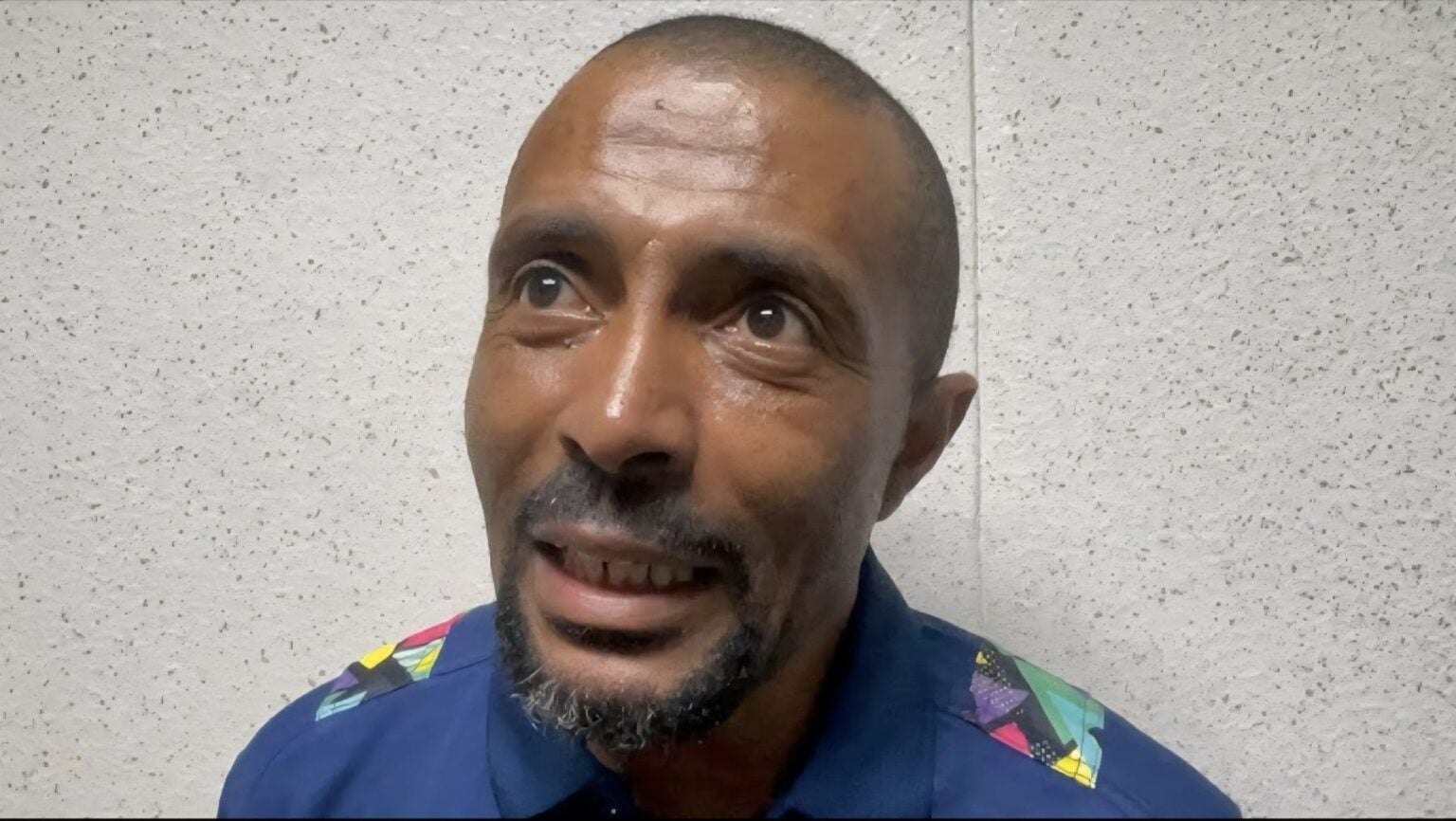 Sundra Govinder addressing members of the media during his first stint at Marumo Gallants