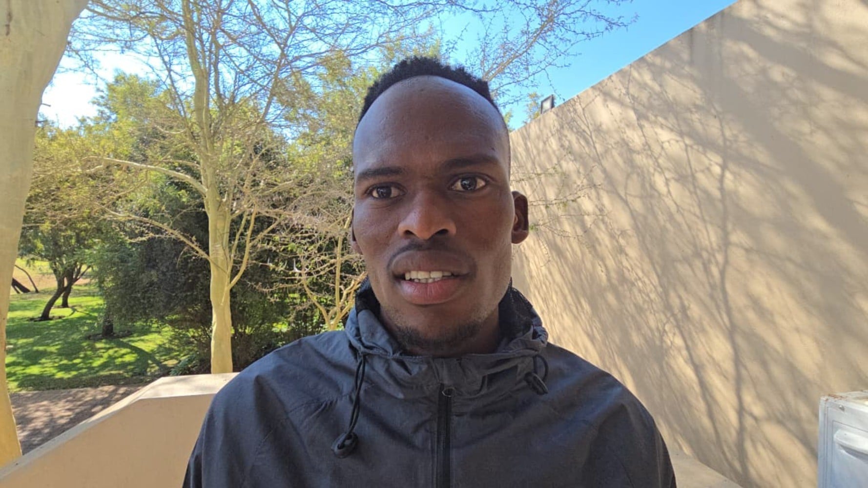 Thabang Matuludi speaking.