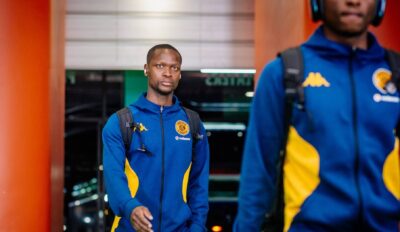 Thabo Moloisane in Kaizer Chiefs colours