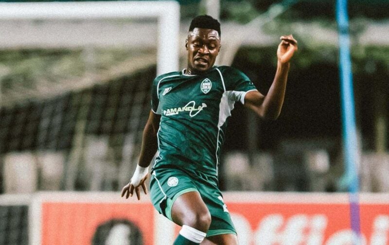 Thandolwenkosi Ngwenya in action for AmaZulu FC
