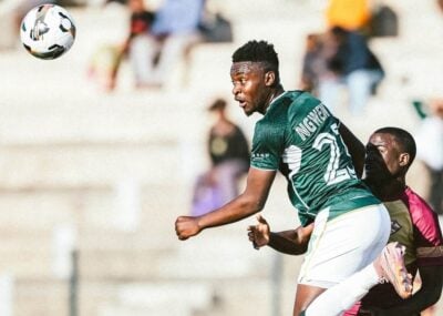 Thandolwenkosi Ngwenya in action against Stellenbosch
