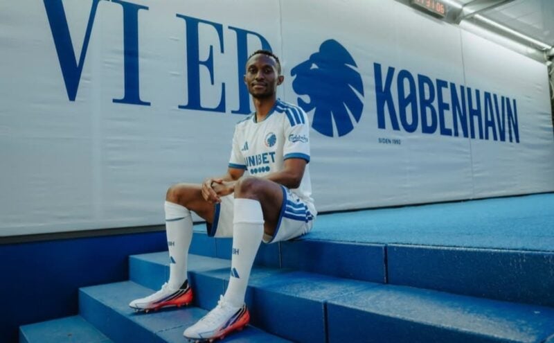 Thapelo Maseko in FC Copenhagen colors.