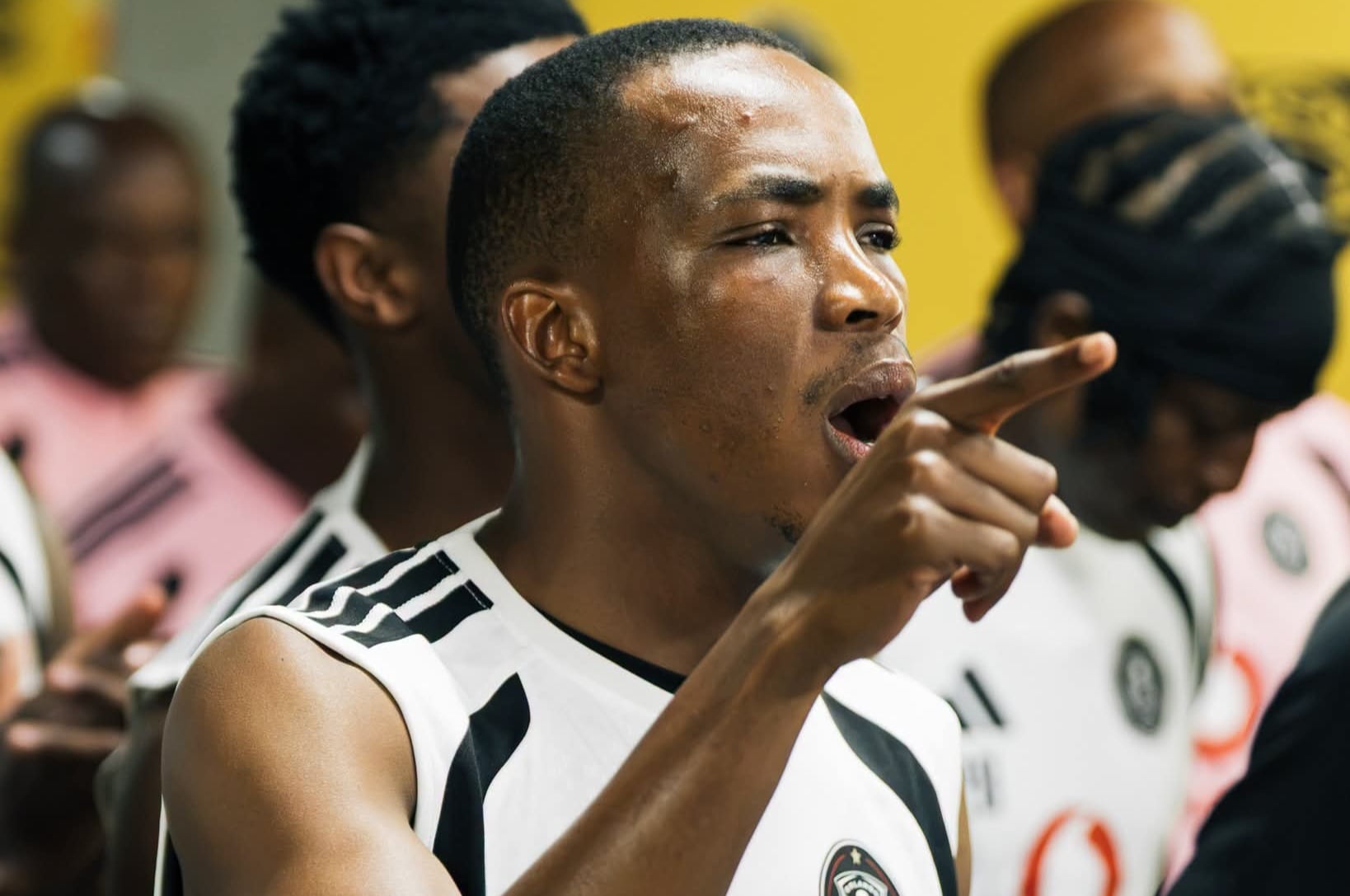 Thapelo Mokobodi in Orlando Pirates colours