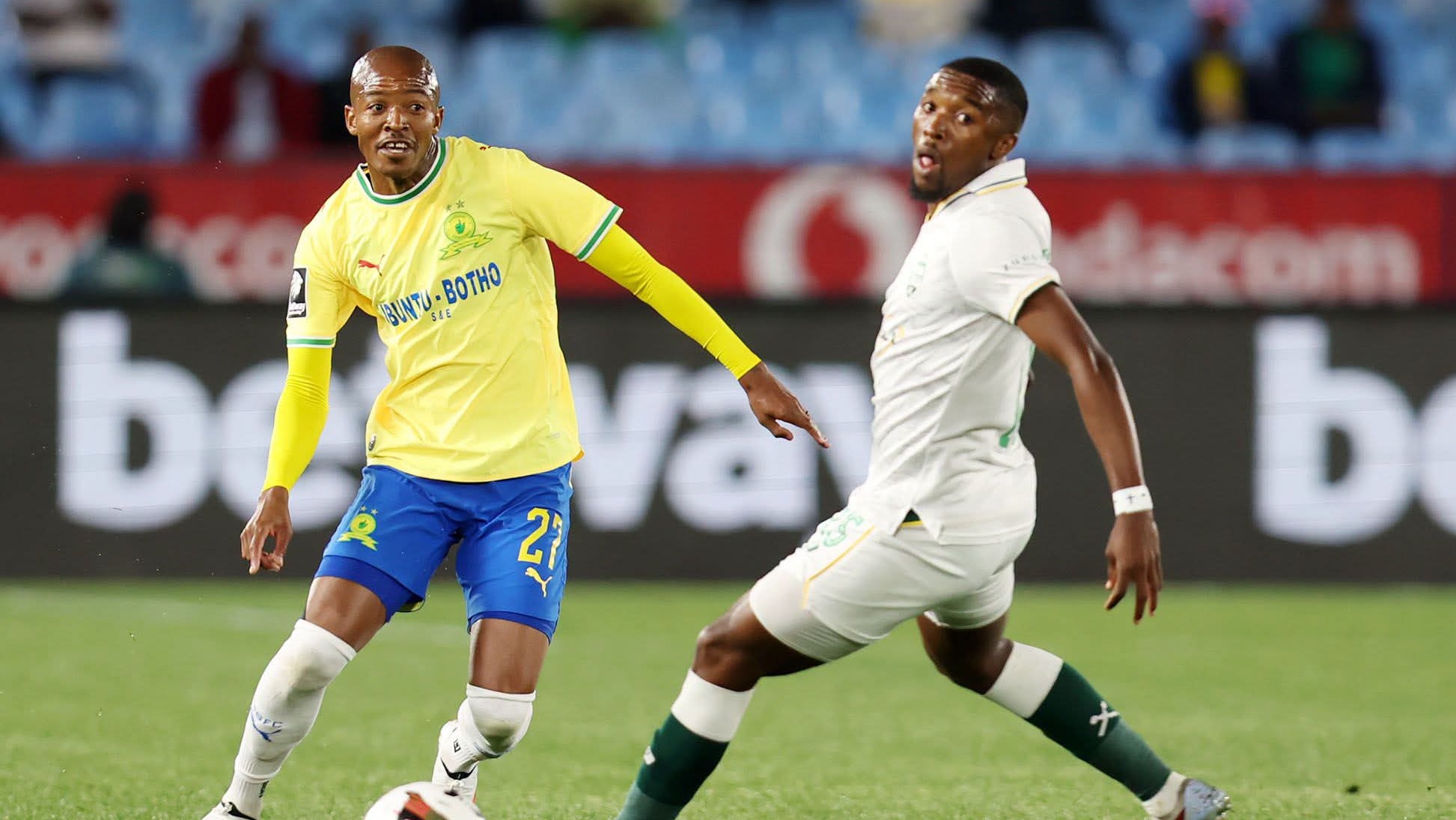 Thapelo Morena in action for Mamelodi Sundowns