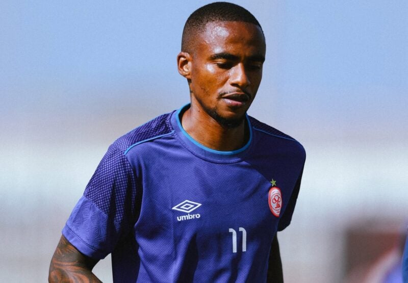 Thembinkosi Lorch with Al Ittihad Tripoli