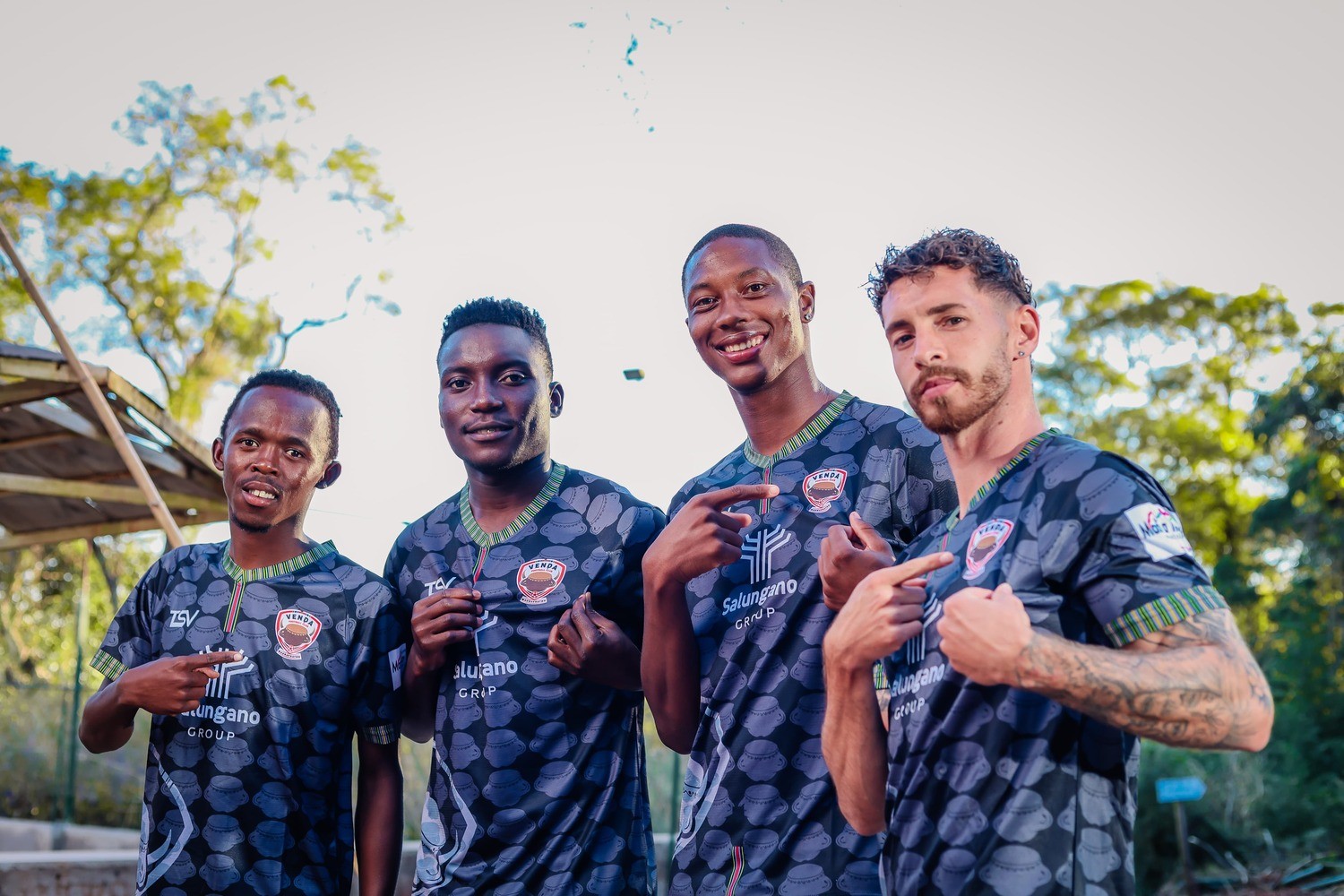 Venda FC new signings being unveiled at the club headquarters in Louis Trichardt.