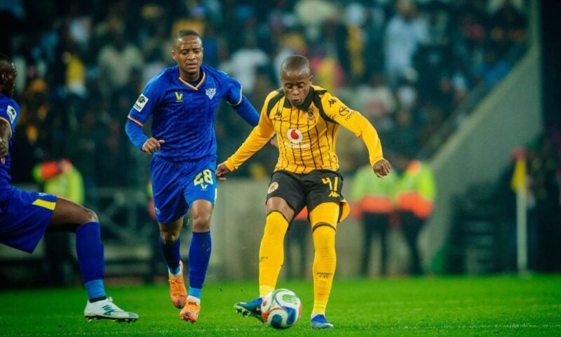 Wandile Duba in action for Kaizer Chiefs against Kruger United