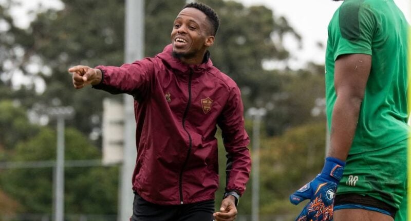 Wonderboy Makhubu with Stellenbosch
