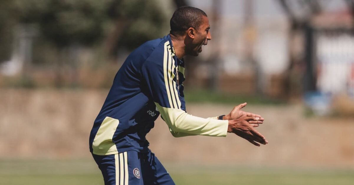 Abdeslam Ouaddou during Orlando Pirates training
