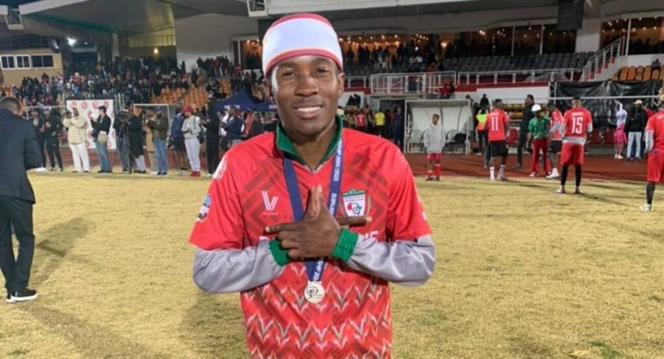 SA-born winger Aichel Calane during his stint at Namibian side Young Africans