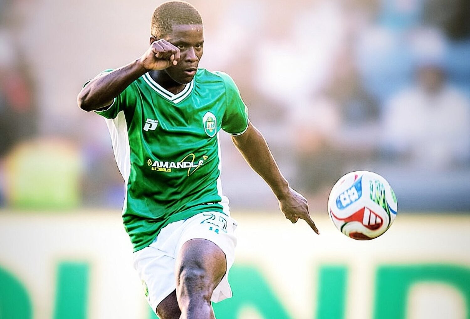 AmaZulu FC defender Wandile Dube in action
