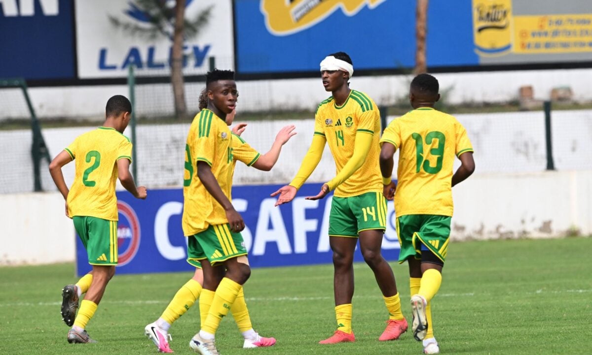Amajita players in celebratory mood