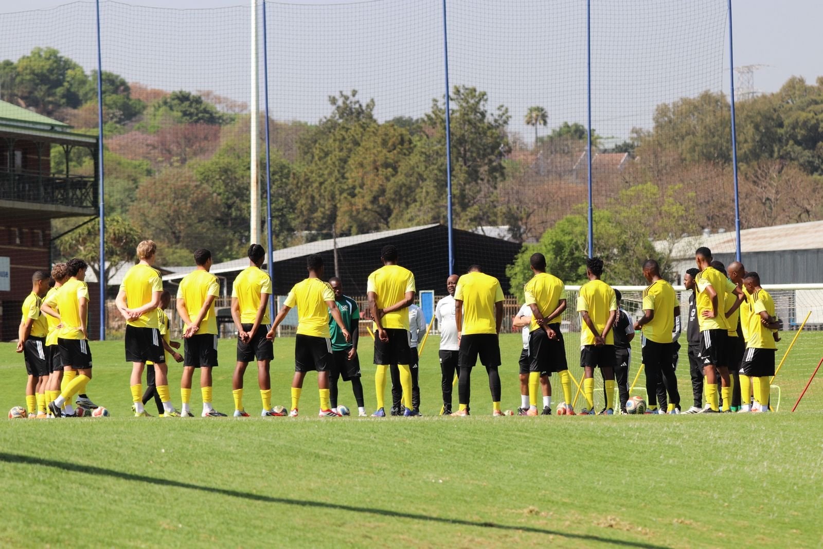 Amajita in camp at Marks Park Sports Club in Randburg