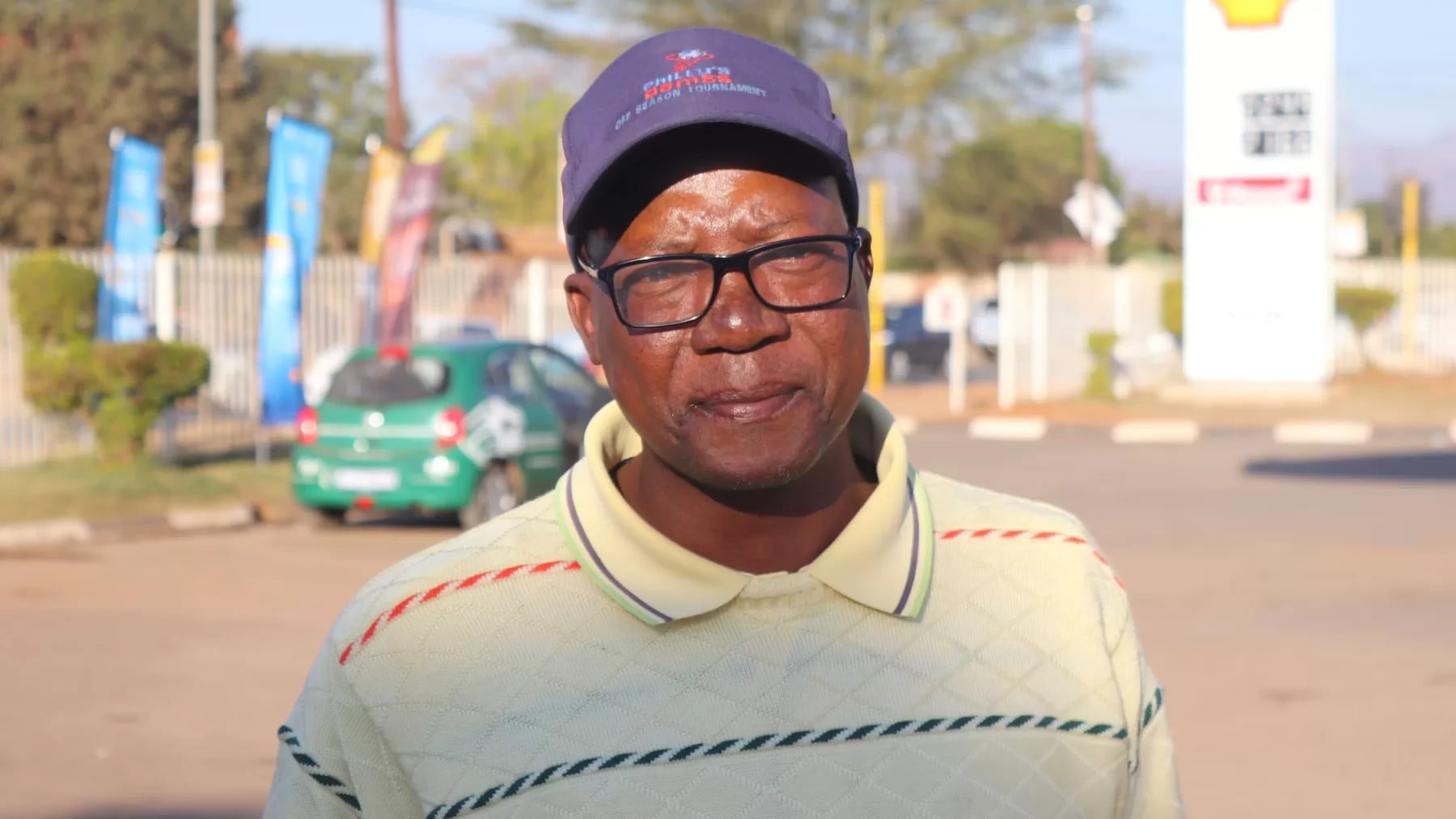 Andries Sebola talking to FARPost in Mokopane.