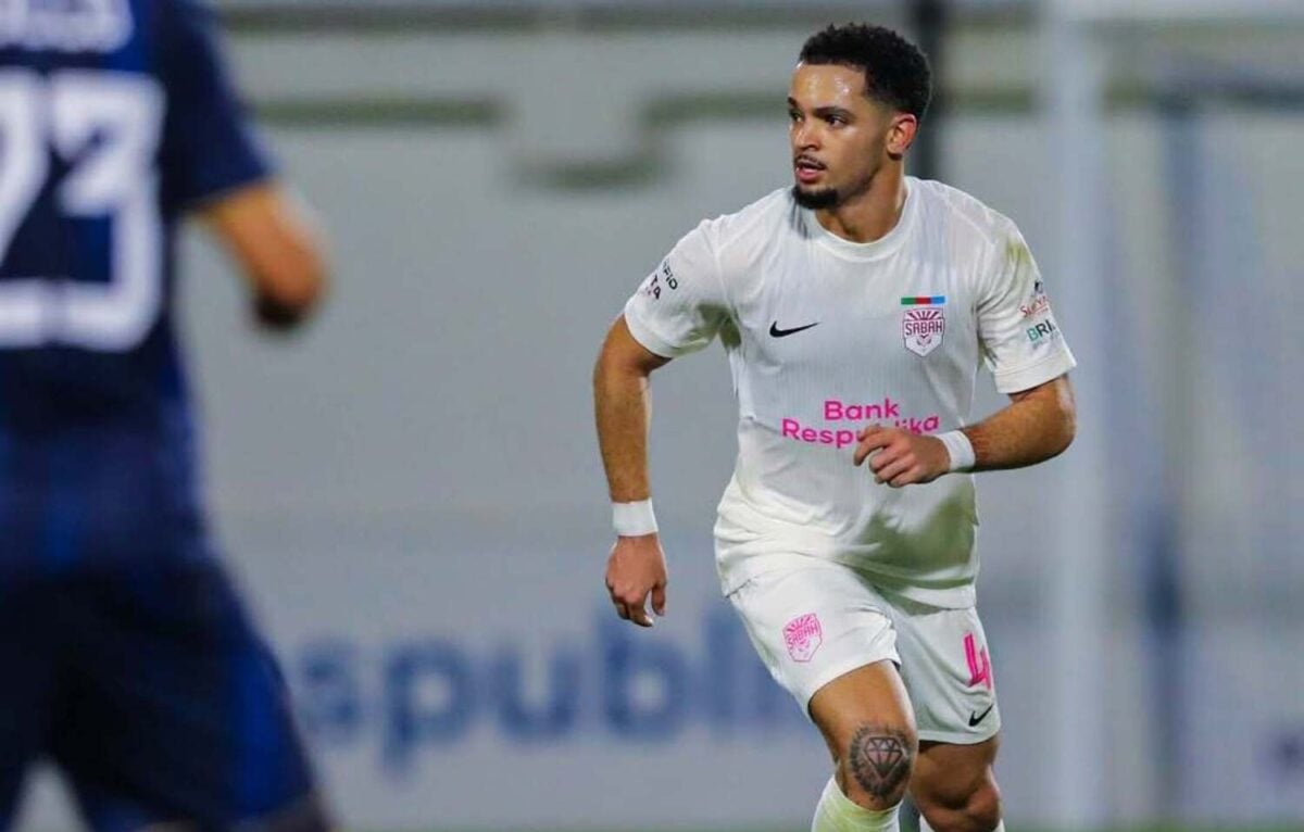 Bafana Bafana defender Aden McCarthy in action for Sabah FK