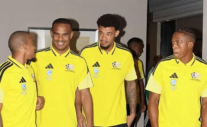 Bafana Bafana players in camp