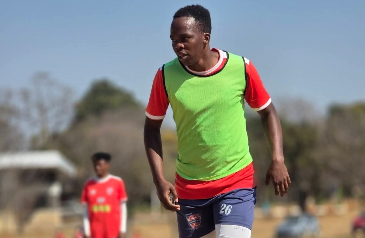 Basil Mphahlele in Gomora United colours