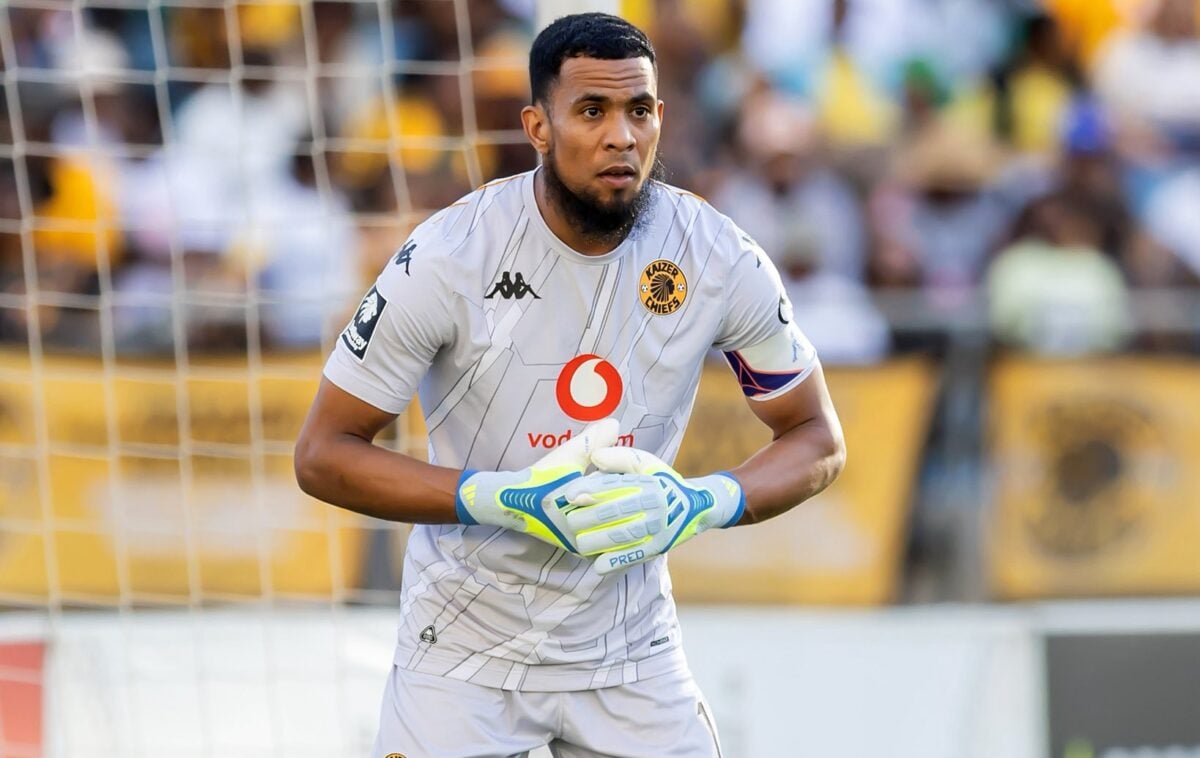 Goalkeeper Brandon Petersen in action for Kaizer Chiefs