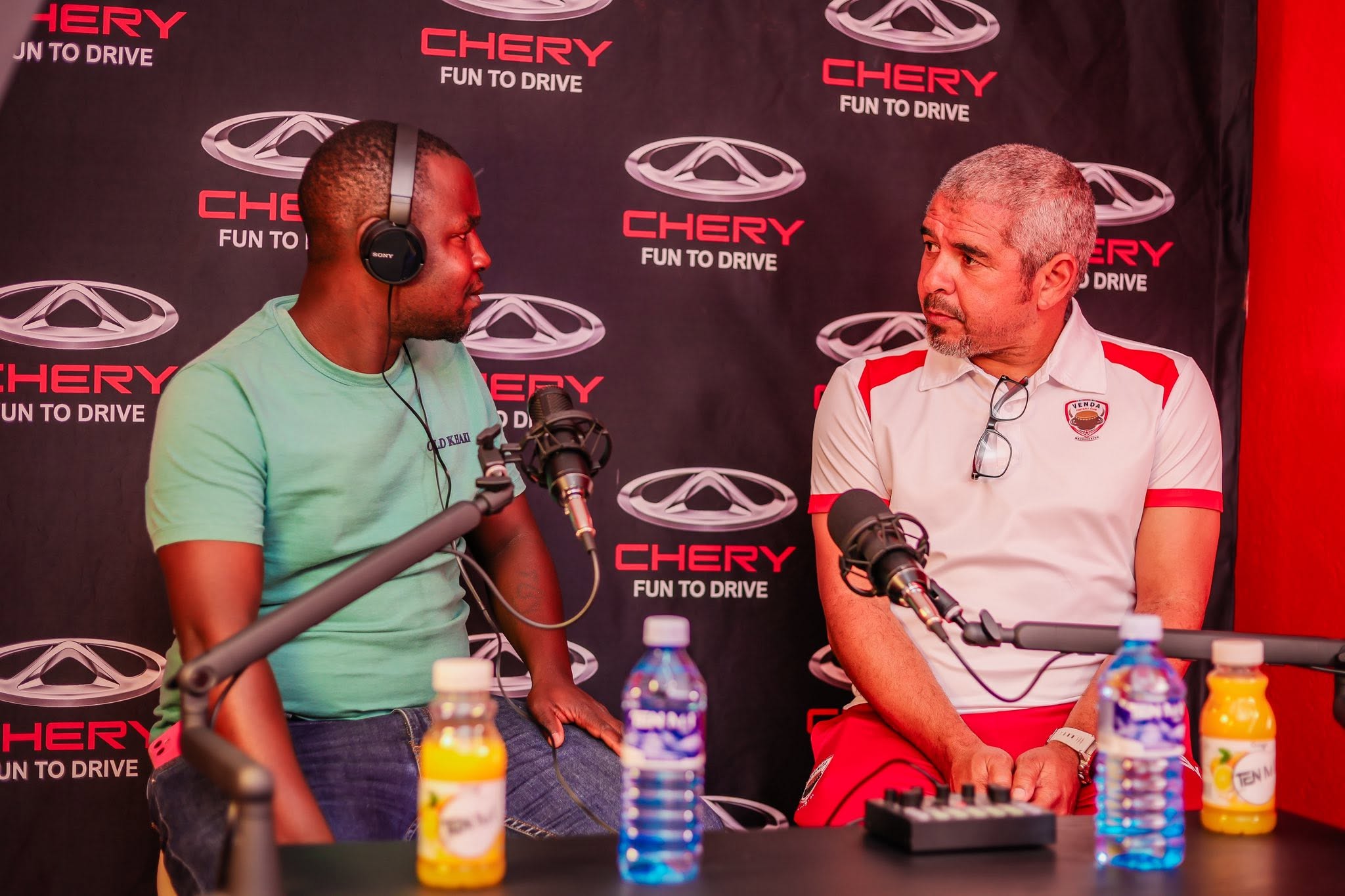 Clinton Larsen during an interview