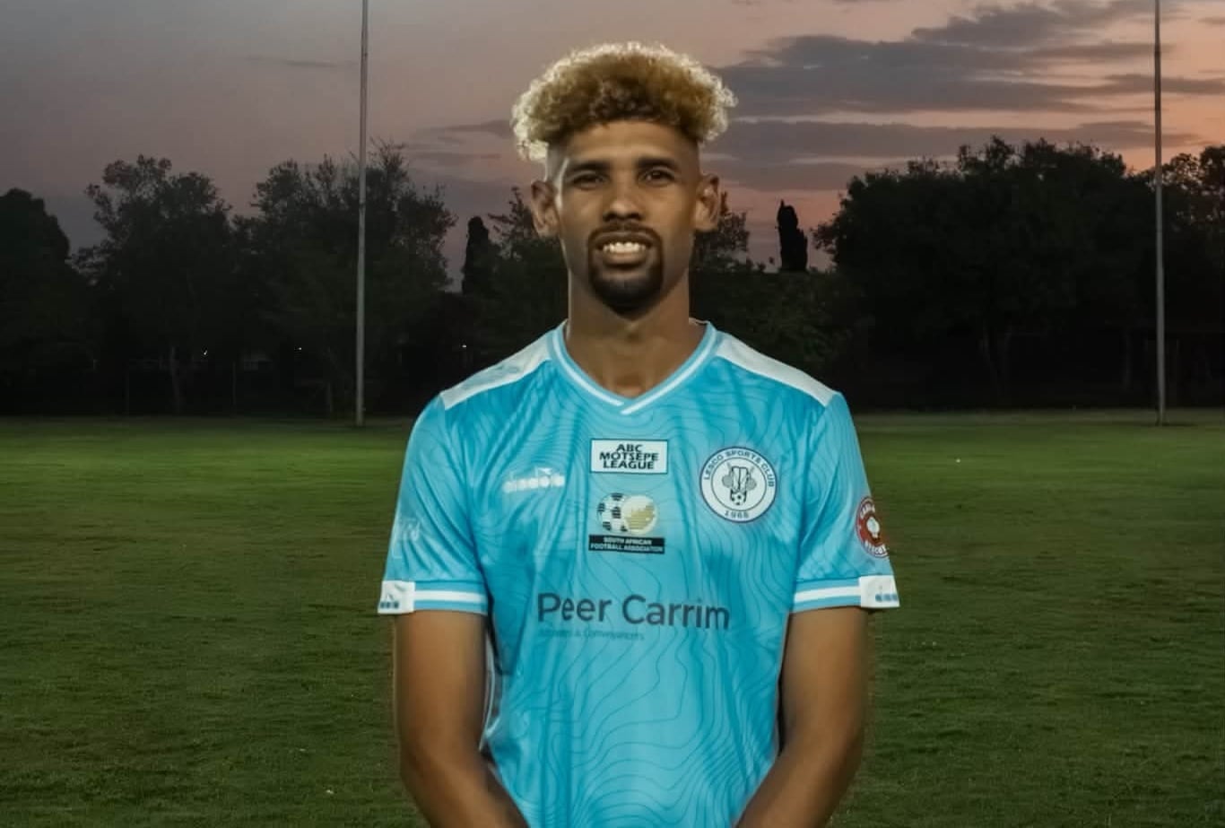 Denwin Farmer officially unveiled by the SAFA Gauteng ABC Motsepe League side LESCO SC