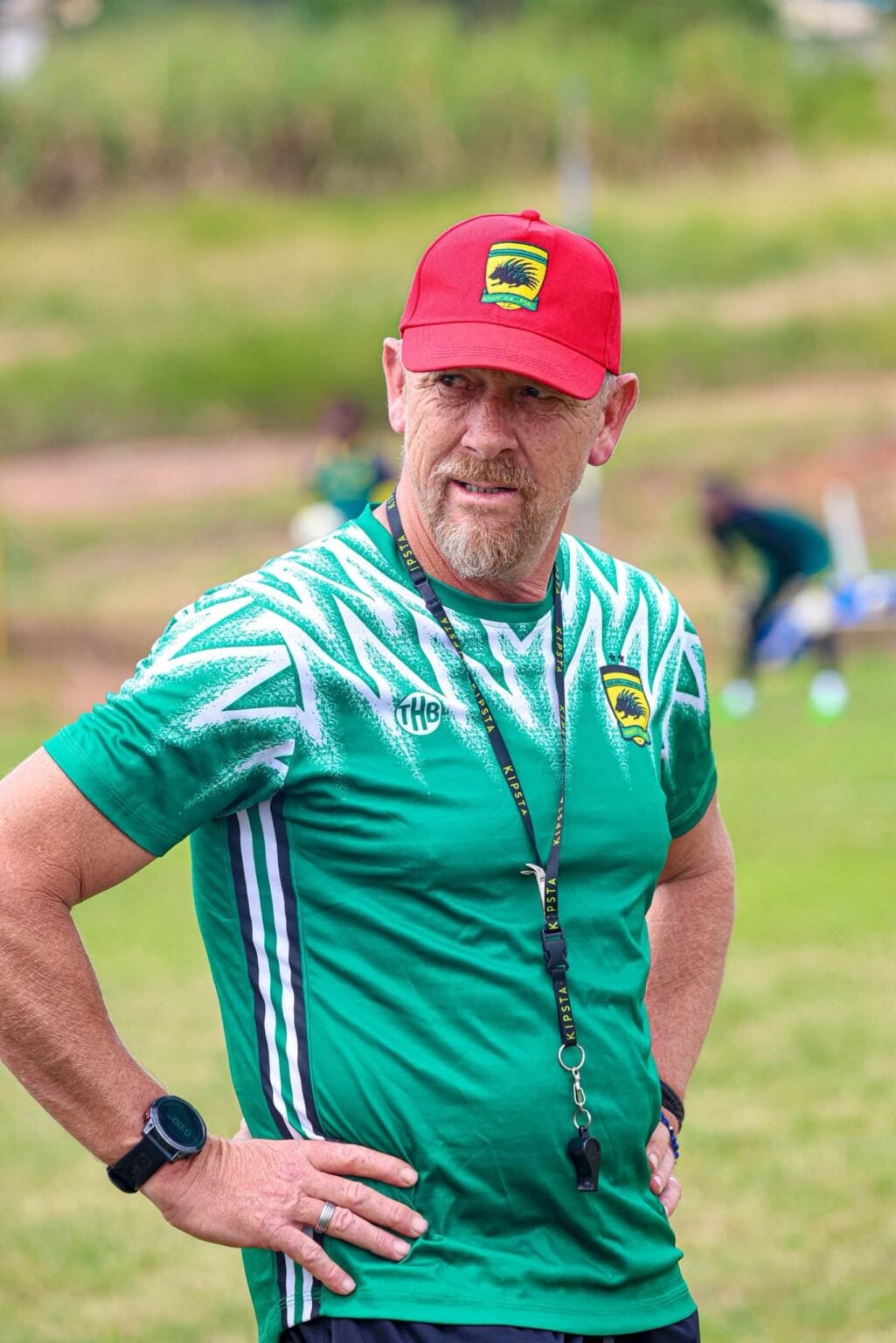 Eric Tinkler at training