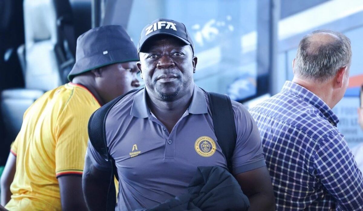 Kaitano Tembo arriving for a match with the Zimbabwean national team