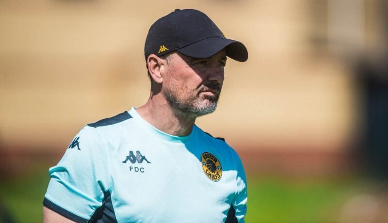 Kaizer Chiefs head coach Fernando Da Cruz at training