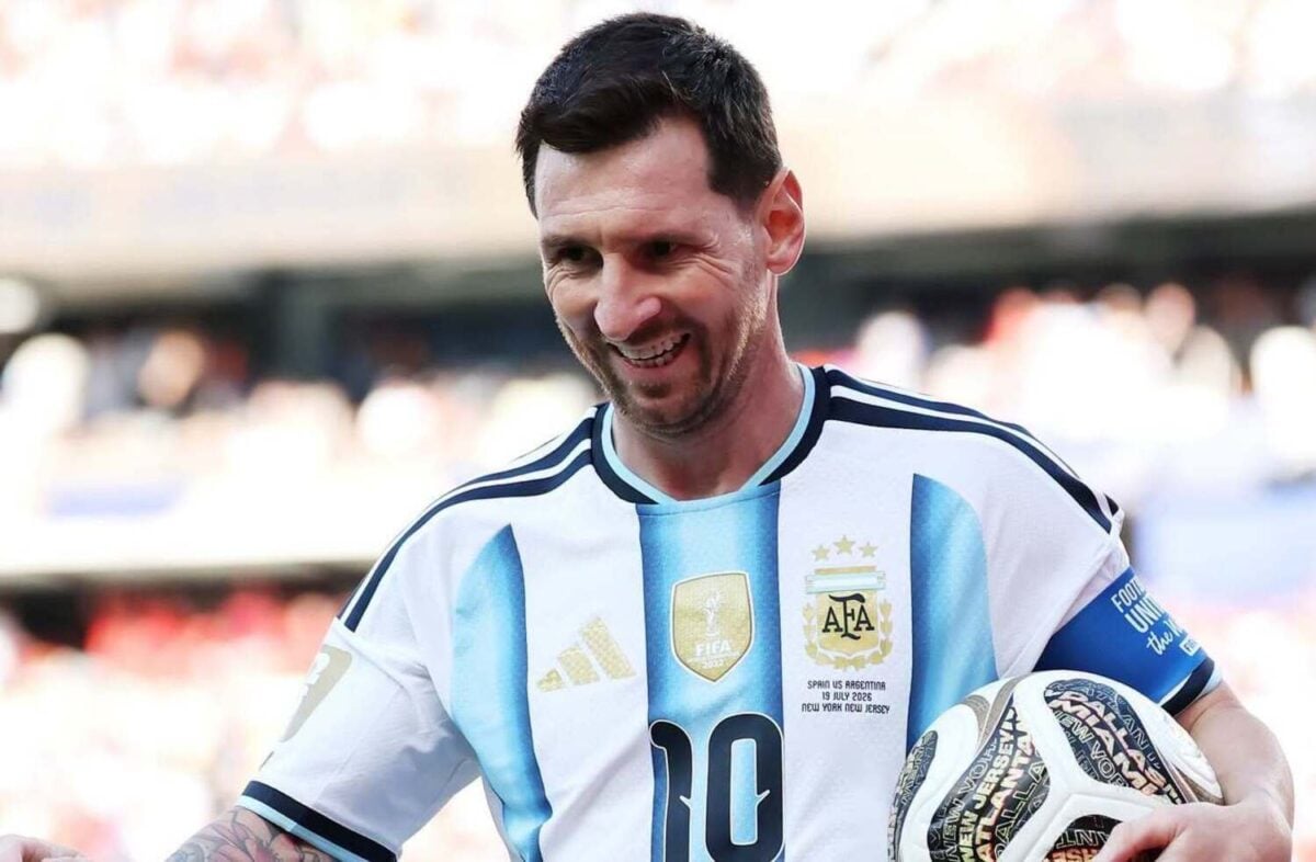 Lionel Messi during the 2026 FIFA World Cup final against Spain