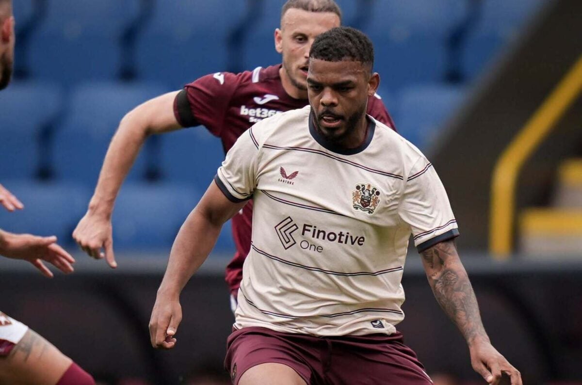 Lyle Foster in action for Burnley FC