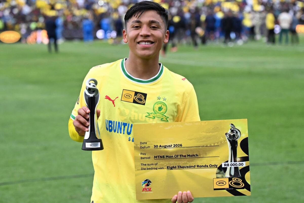 Mamelodi Sundowns midfielder Marcelo Allende