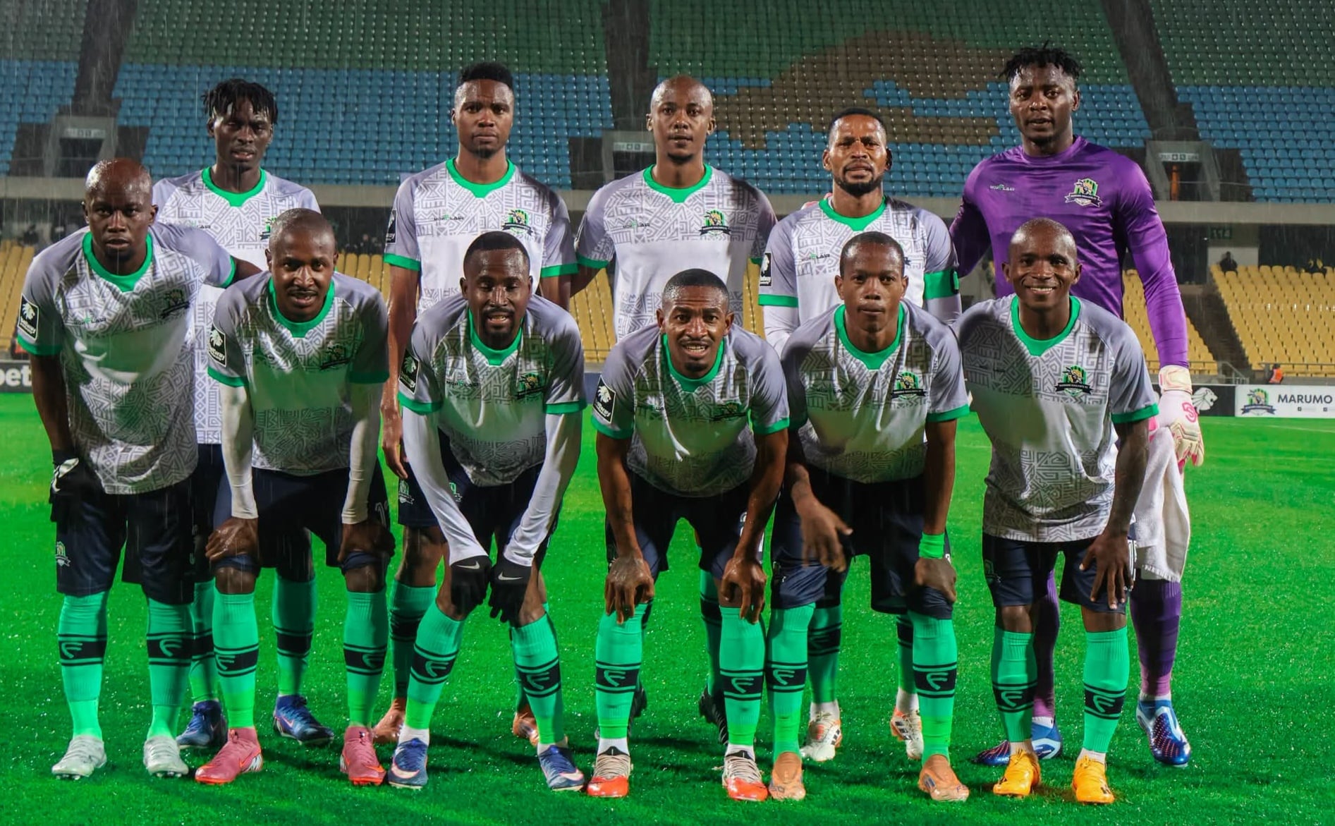 Emile Lako with his Marumo Gallants teammates