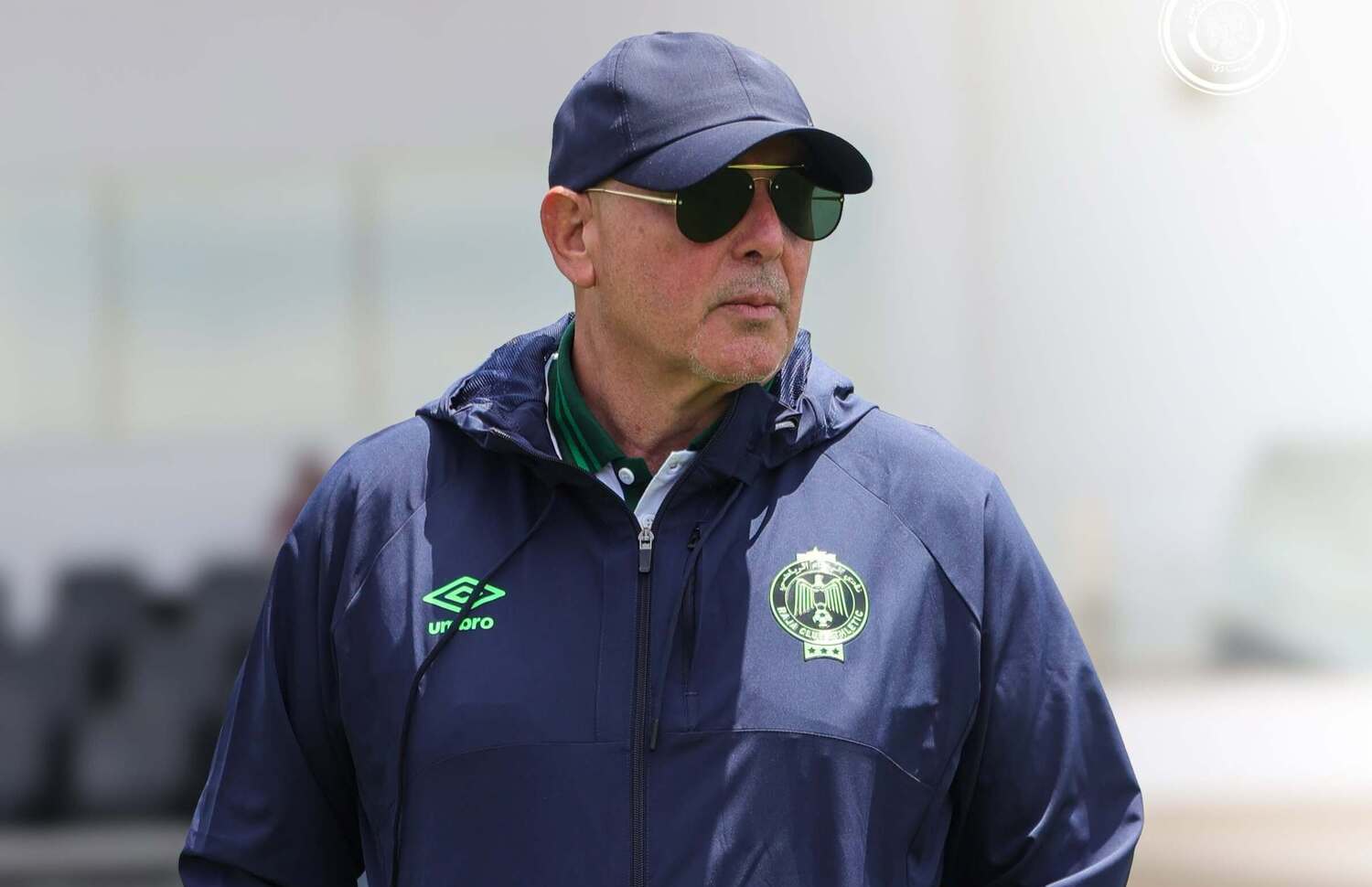 Former Kaizer Chiefs coach Nasreddine Nabi taking charge of a Raja Casablanca training session