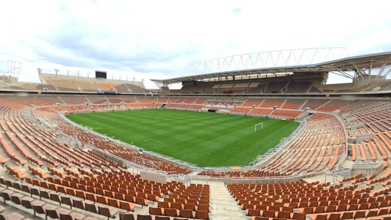 An inside view of the New Peter Mokaba Stadium in Polokwane.