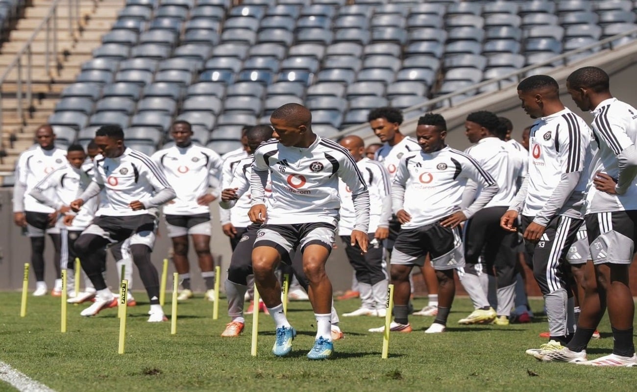 Orlando Pirates in training