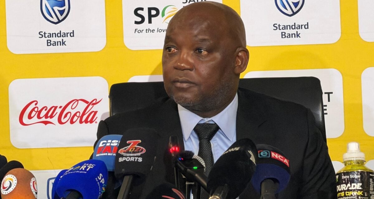 Pitso Mosimane at Bafana Bafana