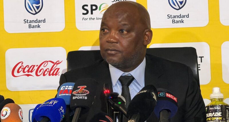 Pitso Mosimane at Bafana Bafana