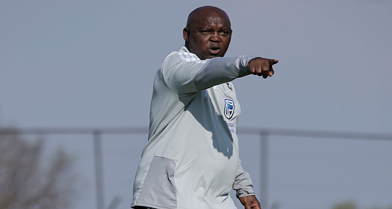 Pitso Mosimane with Bafana Bafana