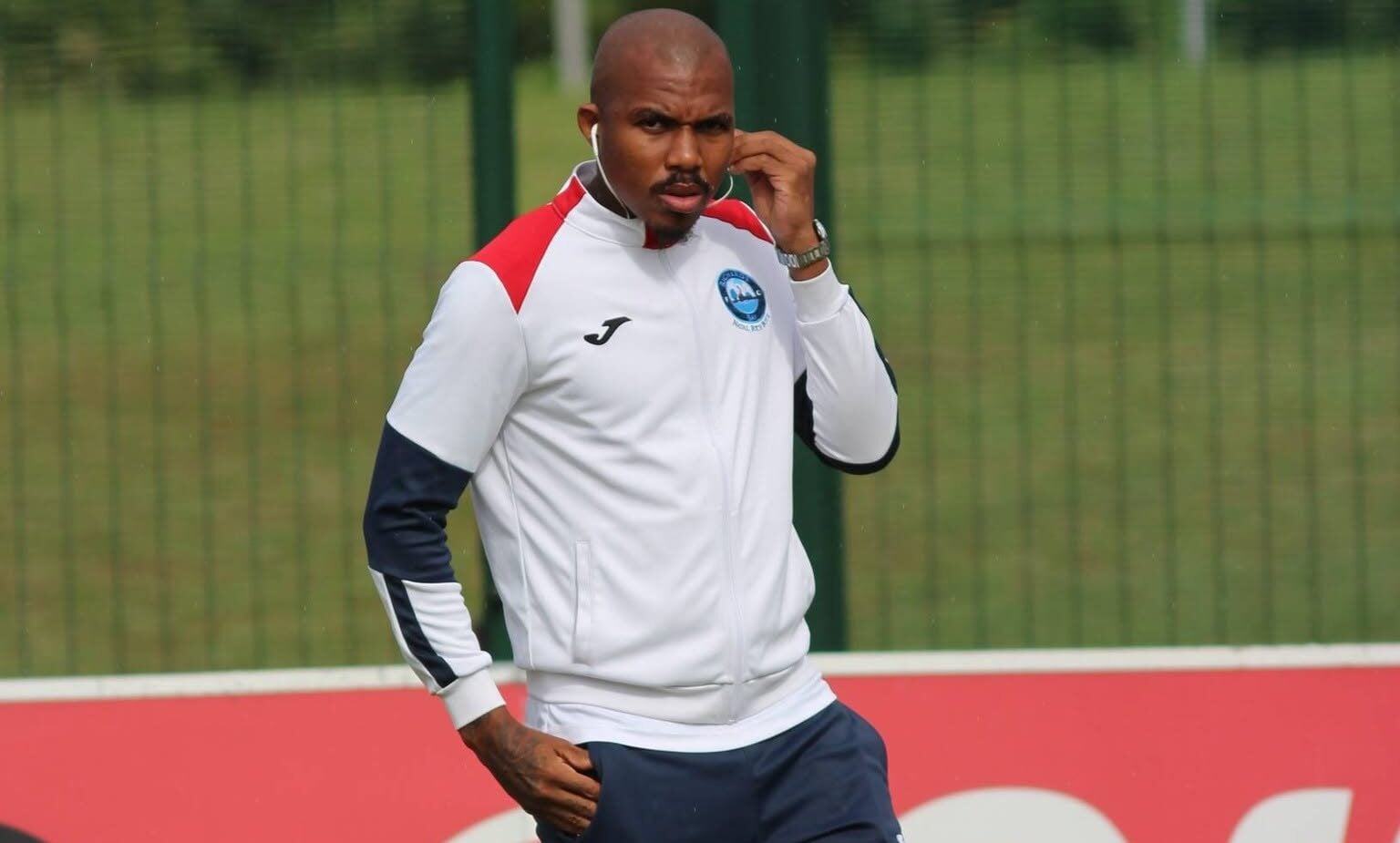 Thabani Zuke before a game