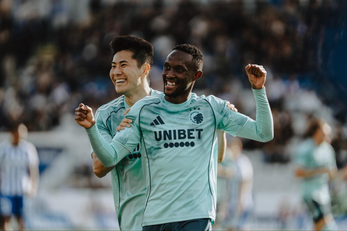 Thapelo Maseko celebrating a goal