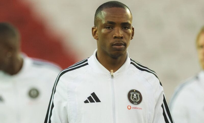 Thapelo Mokobodi in Orlando Pirates colours