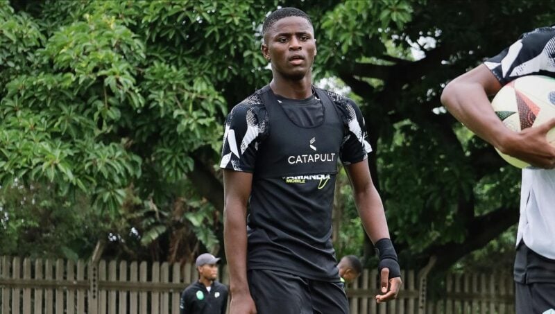 Wandile Dube in AmaZulu FC colours
