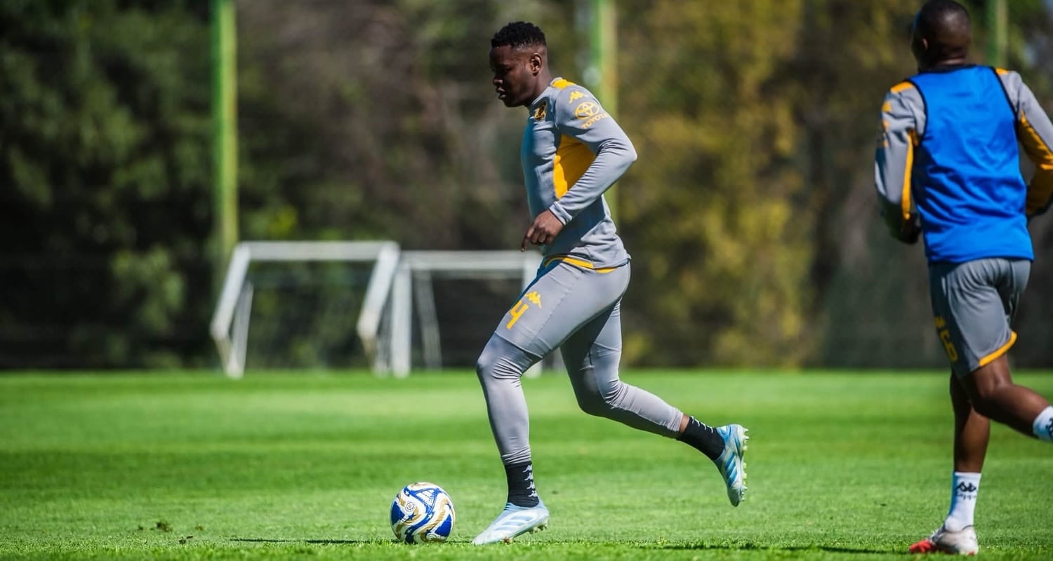 Zitha Kwinika with Kaizer Chiefs