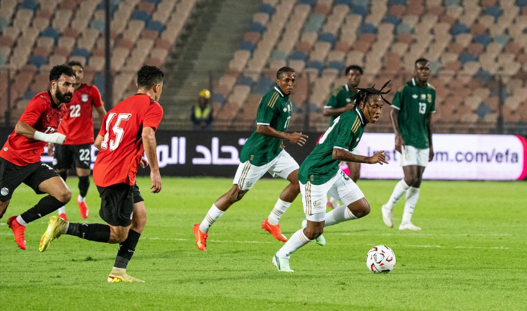 International friendly game between Bafana Bafana and Egypt