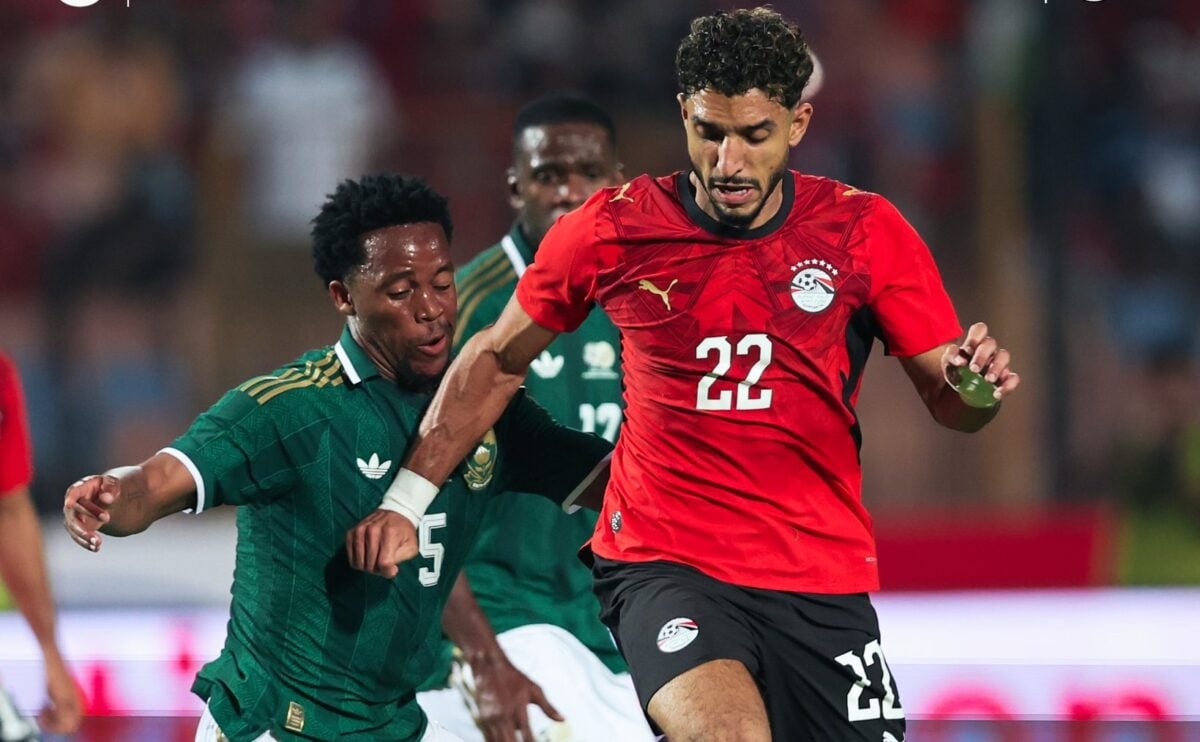 International friendly match between Egypt and Bafana Bafana
