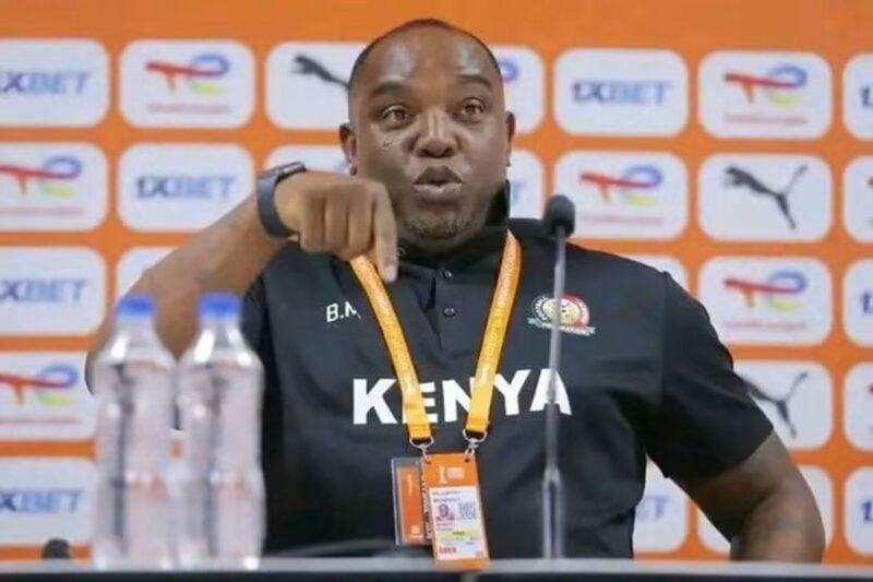 Harambee Stars coach Benni McCarthy