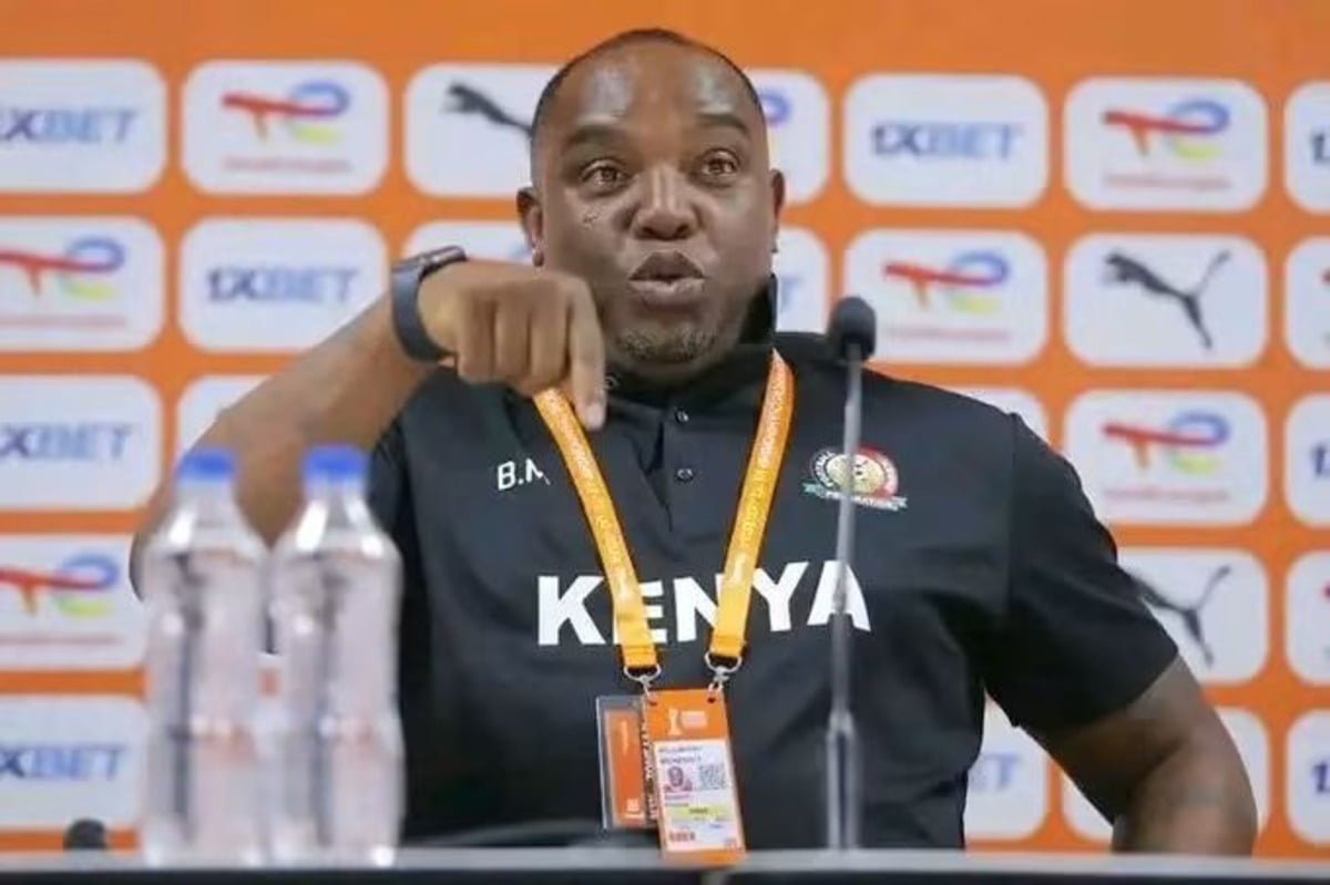 Harambee Stars coach Benni McCarthy