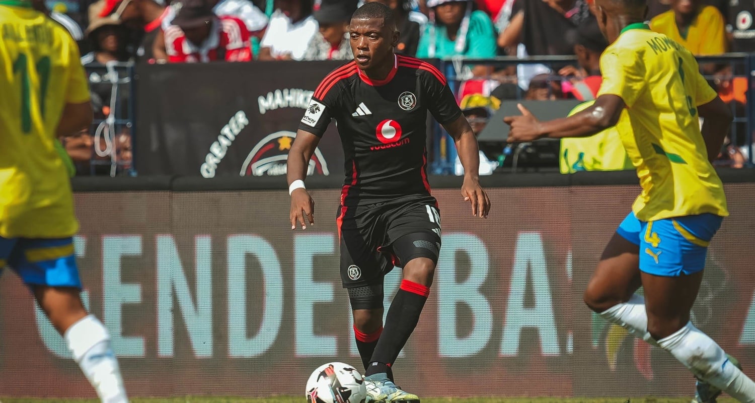 Kabelo Dlamini against Mamelodi Sundowns