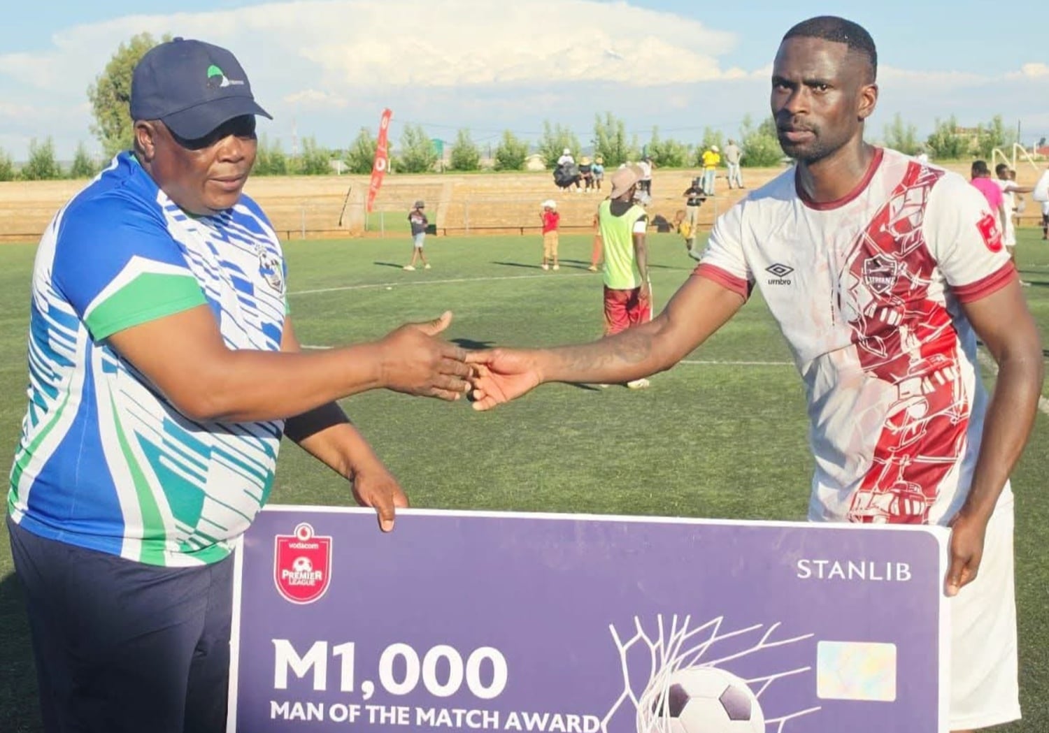 Kgotso Moleko awarded Man of the Match award after Lifofane FC's 3-0 win over Villa FC